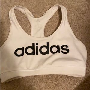 White sports bra